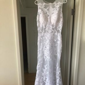 Exquisite Illusion Custom Wedding Dress!